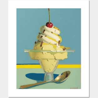 Ice Cream Sundae Posters and Art